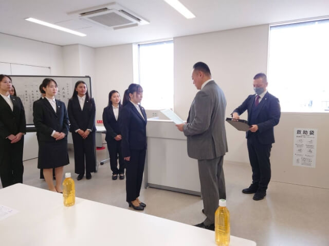 令和７年度 新入社員入社式