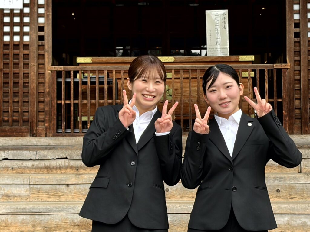 
2026年4月1日株式会社アース入社式｜尾山神社