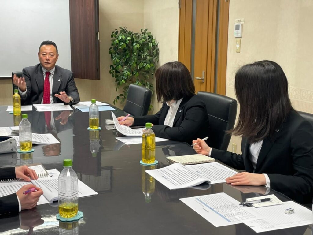 新入社員 社長研修