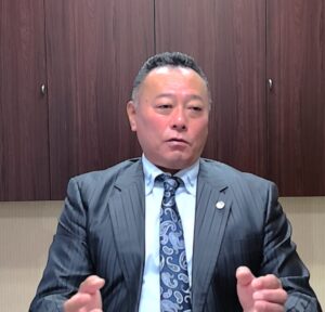 代表取締役社長河端徽岳