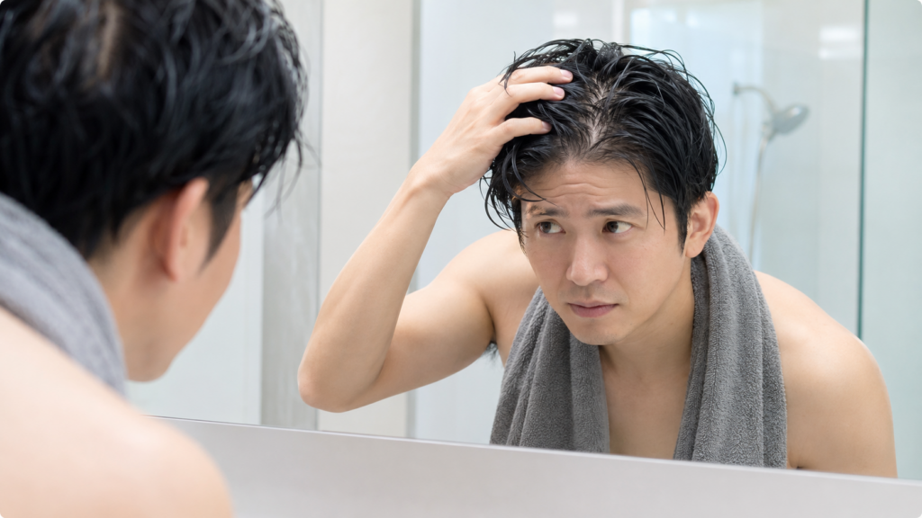 髪を濡らすと頭皮が見えるのは薄毛？正常な状態との見分け方と対策